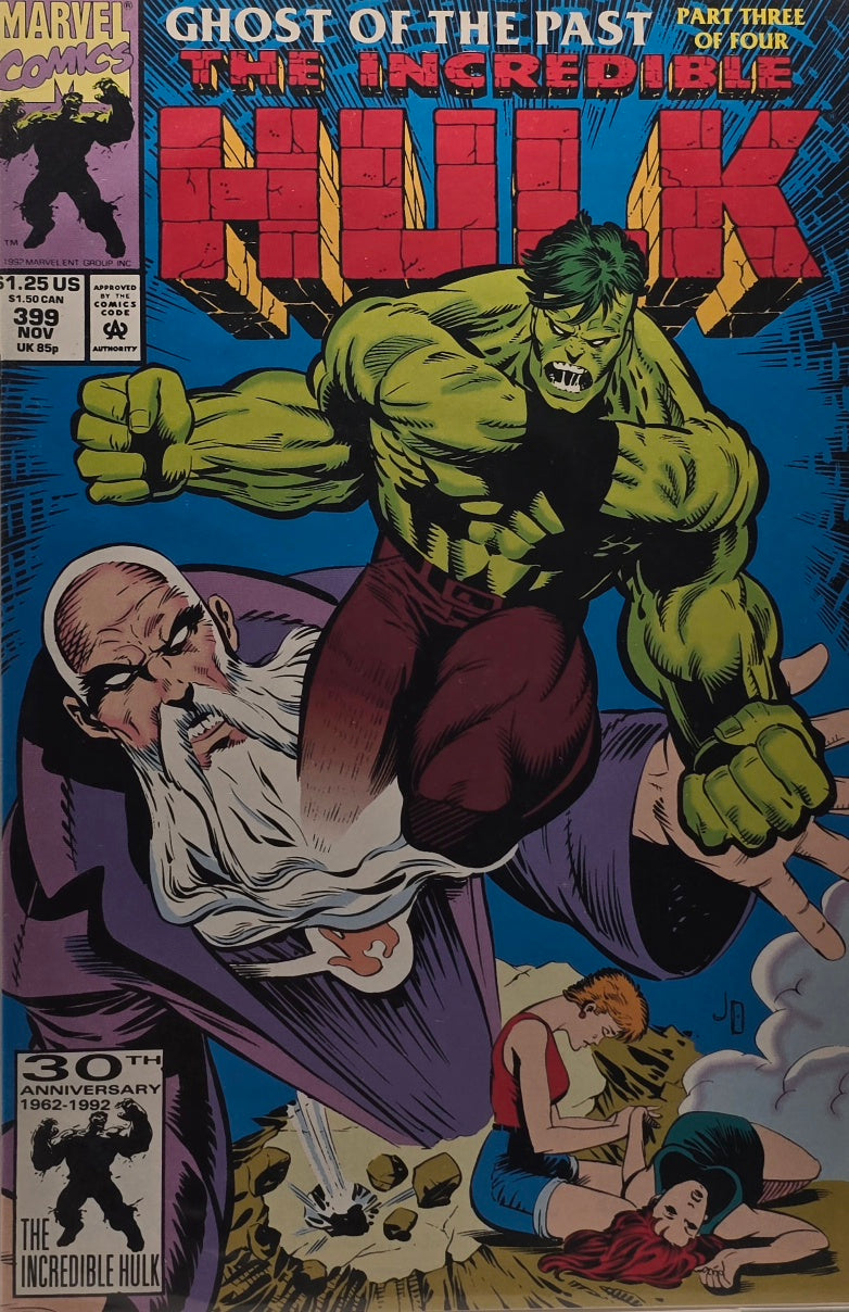 The Incredible Hulk #399 — "Ghost of the Past" Part Three of Four (Marvel Comics, November 1992)