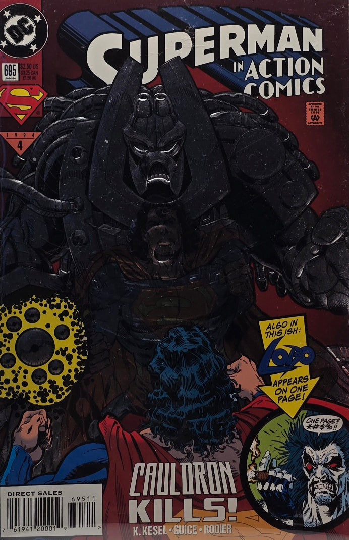 Action Comics #695 (DC Comics, 1994) - Superman "Cauldron Kills!"