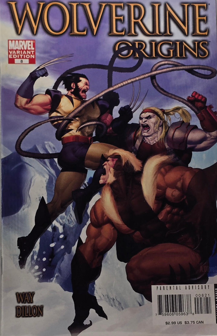 Wolverine Origins #7 Marvel Comics cover — Way & Dillon