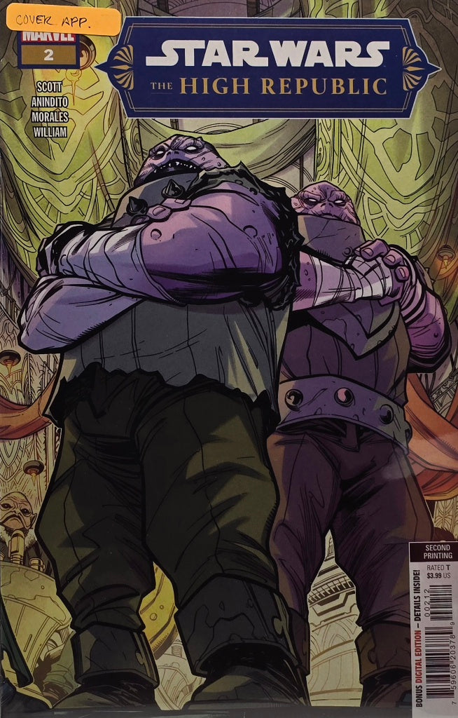 Star Wars: The High Republic #2 (Marvel Comics) — Second Printing — Scott, Anindito, Morales & William