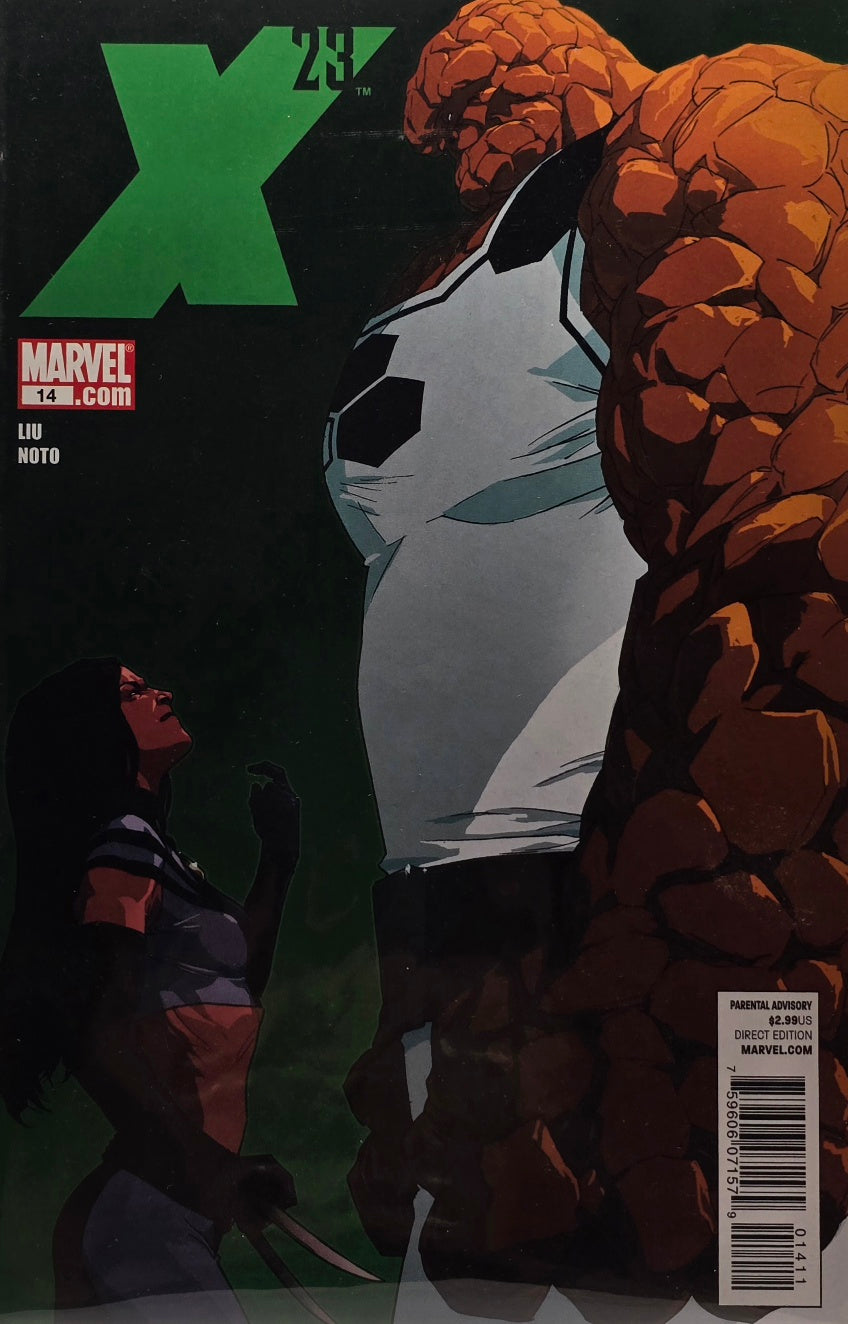 X-23 #14 (Marvel Comics) — Liu & Noto — X-23 vs. The Thing