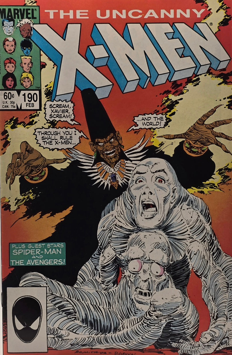 Uncanny X-Men #190 (Marvel Comics, February 1985) — Claremont, Romita Jr. & Williamson — Kulan Gath