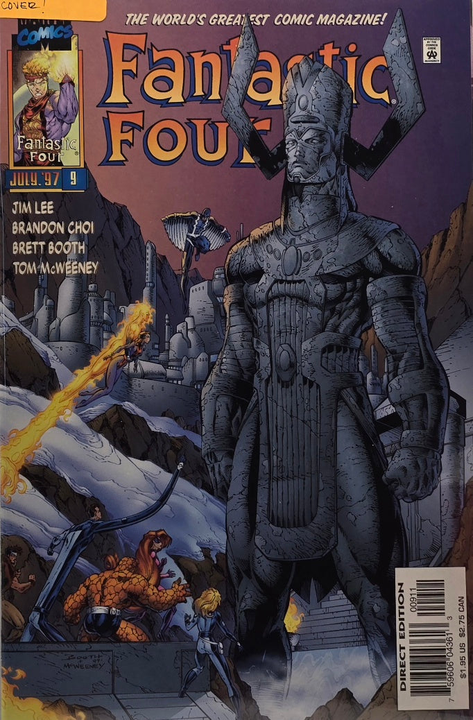 Fantastic Four #9 (Marvel Comics, July 1997) — Heroes Reborn — Jim Lee & Brett Booth