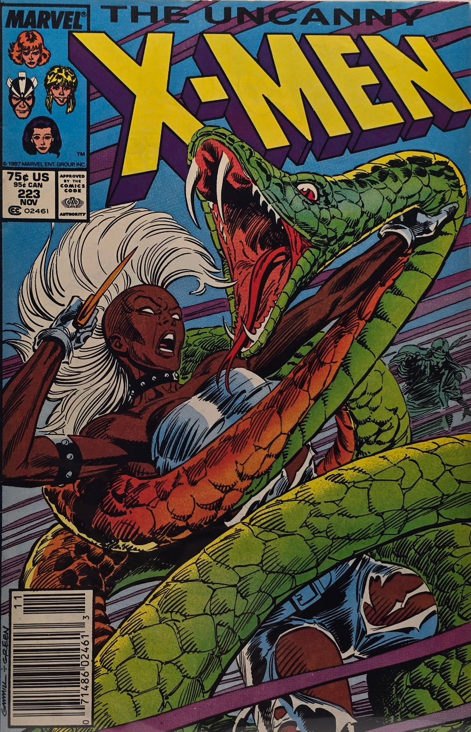 Uncanny X-Men #223 — Storm vs. The Serpent! (November 1987)