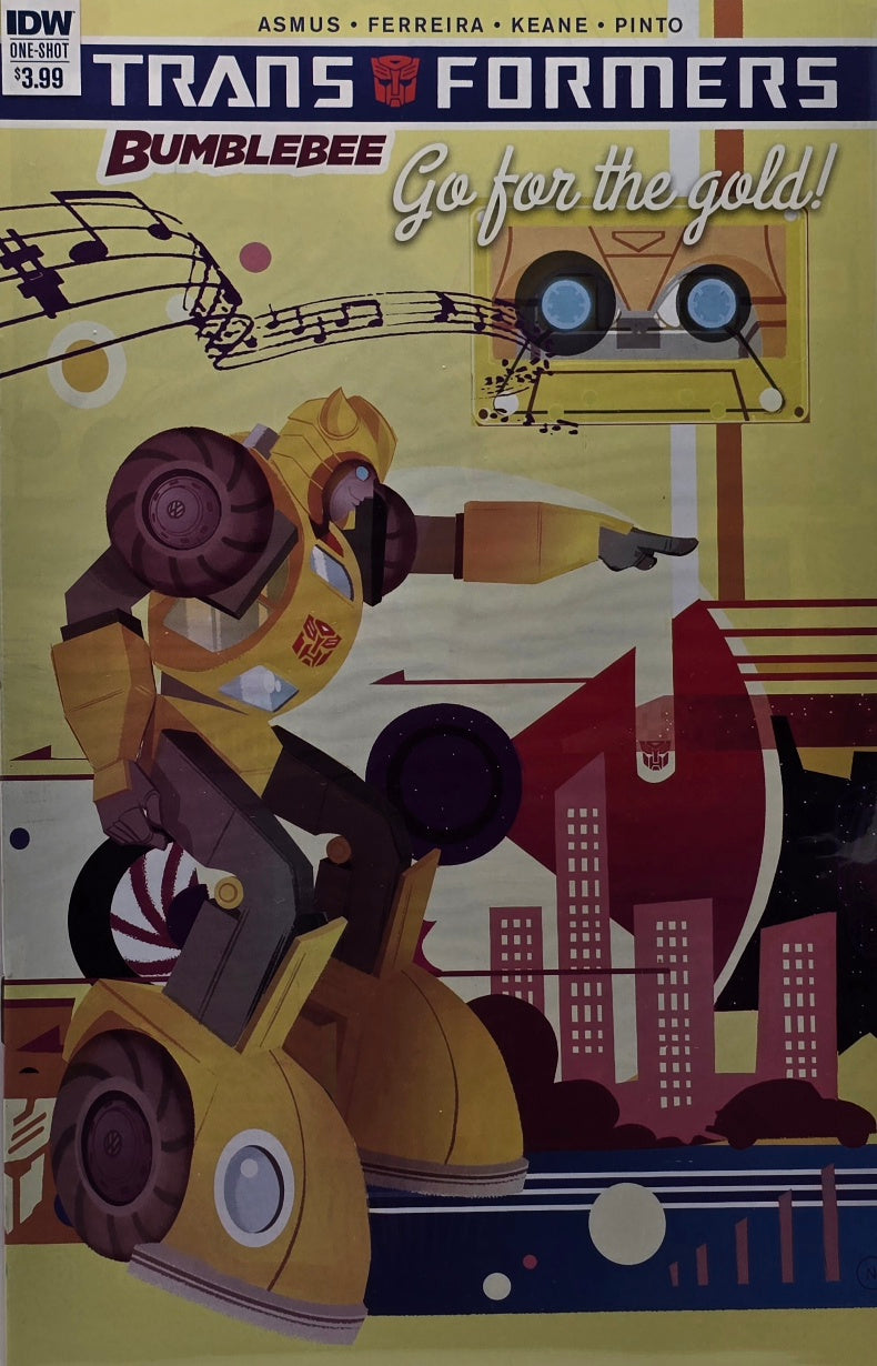 Transformers: Bumblebee — "Go for the Gold!" One-Shot (IDW Publishing) — Asmus, Ferreira, Keane & Pinto