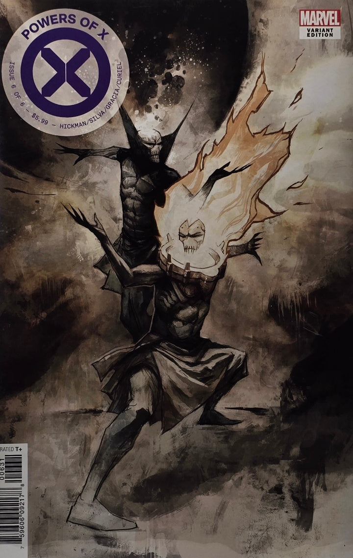 Powers of X #6 of 6 (Marvel Comics, 2019) — Variant Edition — Dark Painted Cover — Hickman, Silva & Gracia