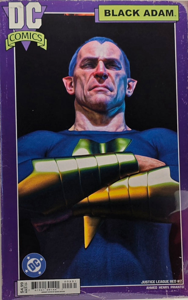 Justice League Red #2 — Black Adam Mark Spears Variant Cover (DC Comics)