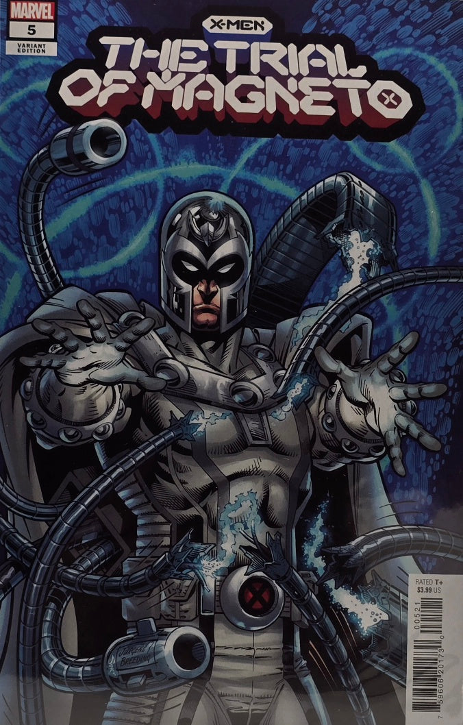 X-Men: The Trial of Magneto #5 (Marvel Comics, 2022) — Variant Edition — Magneto Mechanical Armour Cover