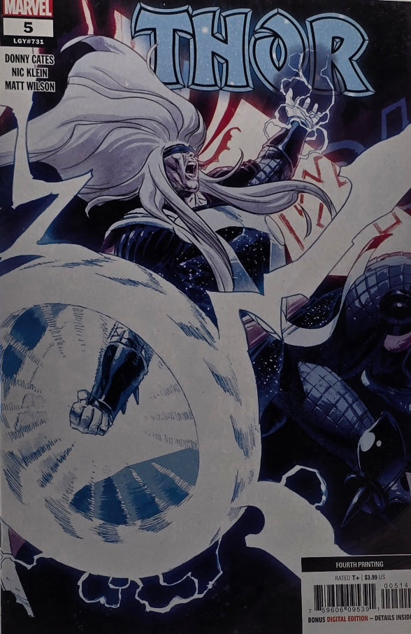 Thor #5 (LGY#731) — Fourth Printing (Marvel, 2020) — Donny Cates