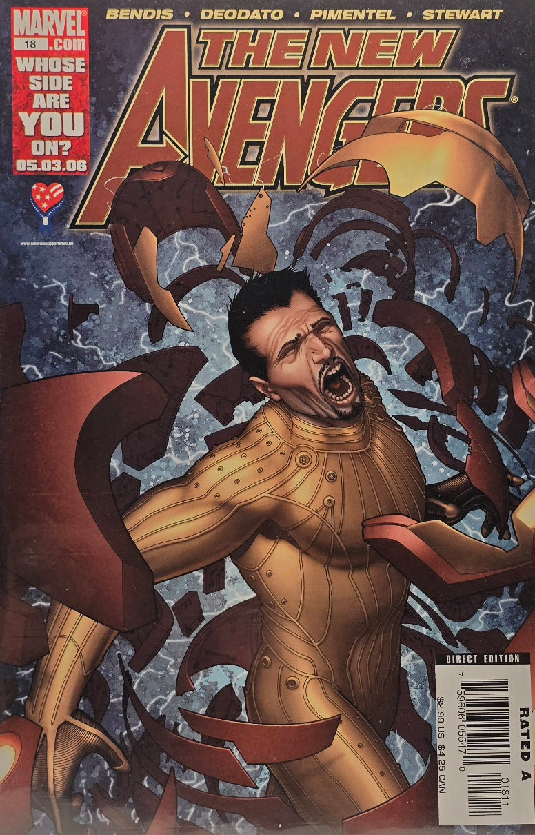 The New Avengers #18 — Iron Man Cover — Direct Edition (Marvel)