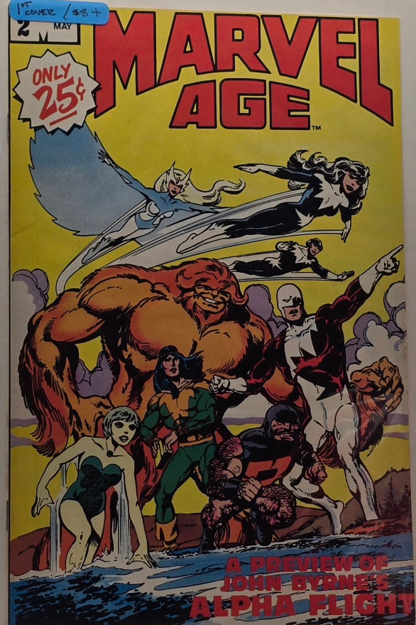 Marvel Age #2 — John Byrne's Alpha Flight Preview (Marvel, May 1983)