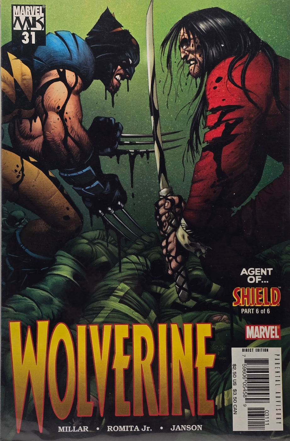 Wolverine #31 — Agent of S.H.I.E.L.D. Part 6 of 6 (Marvel Knights)