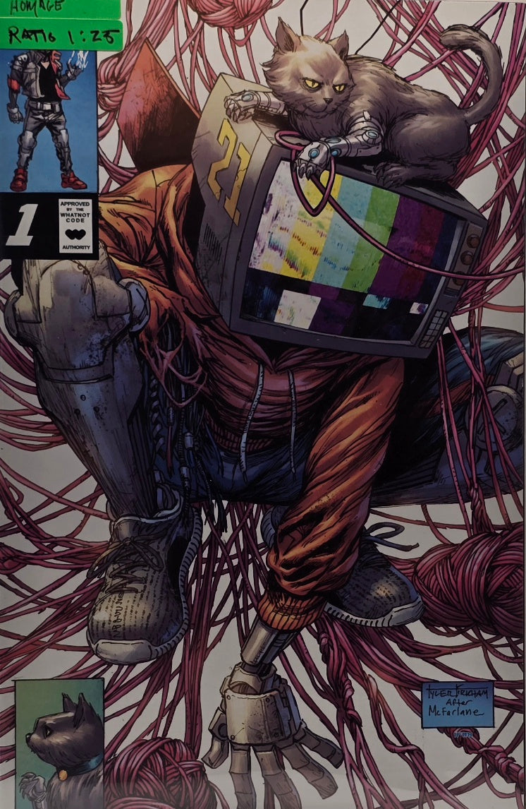 Homage #1 — Ratio 1:25 Variant (Image Comics) — Tyler Kirkham “After McFarlane” Cover