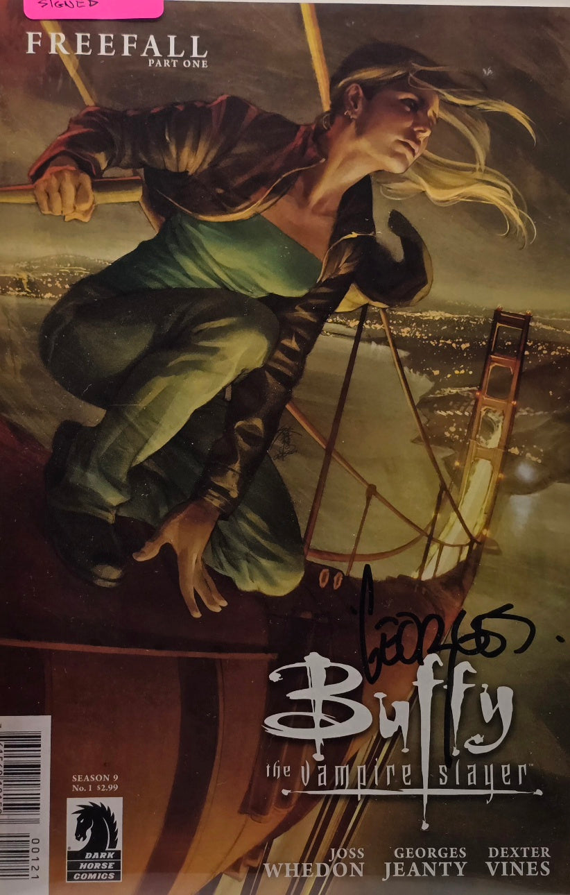 Buffy the Vampire Slayer: Season 9 #1 (Dark Horse Comics) — “Freefall Part One” — Signed — Whedon / Jeanty / Vines
