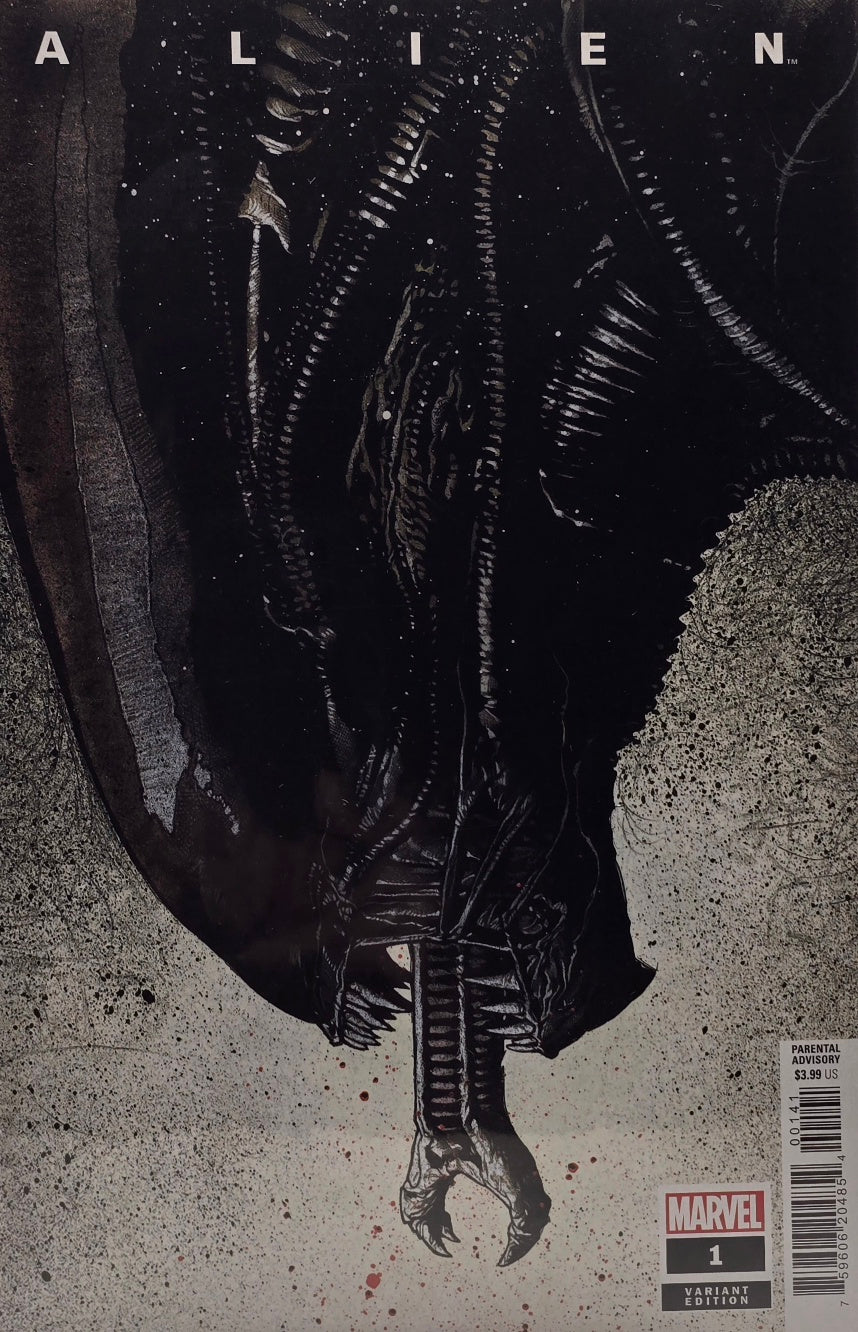 Alien #1 — Variant Edition (Marvel Comics) — Upside-Down Xenomorph Cover