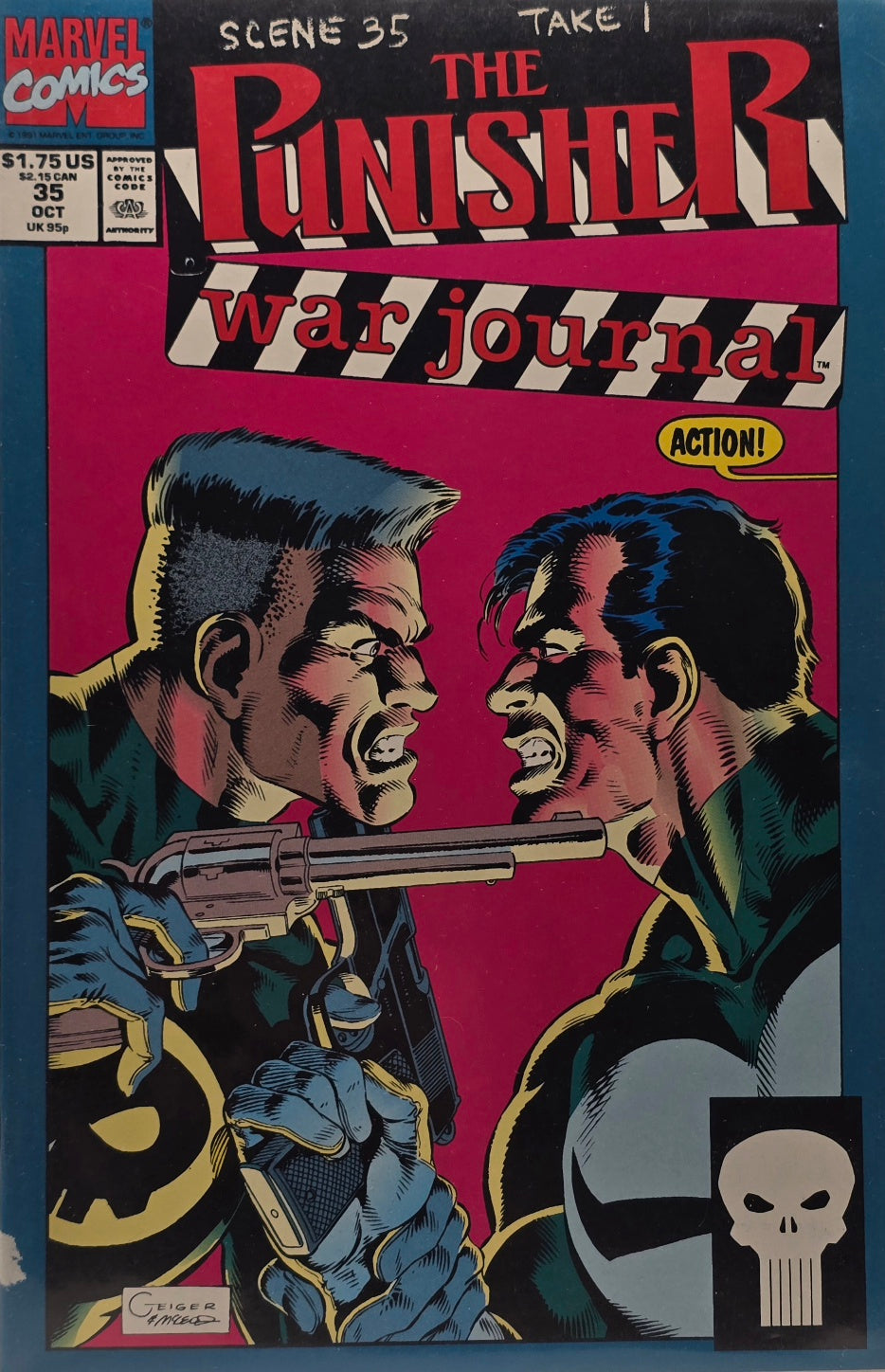 The Punisher War Journal #35 — Scene 35, Take 1 (October 1991)