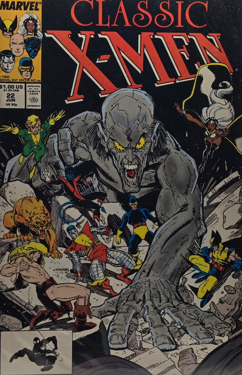 Classic X-Men #22 — Direct Edition (Marvel, June 1988)