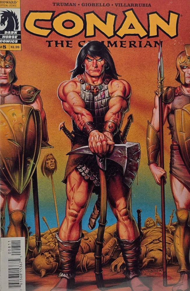 Conan the Cimmerian #8 (Dark Horse Comics) — Linsner Cover — Truman, Giorello & Villarrubia
