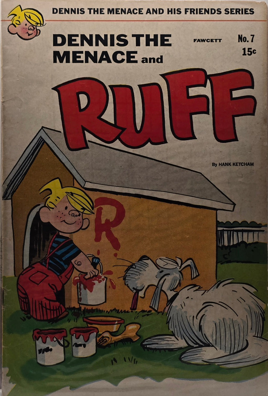 Dennis the Menace and Ruff #7 (Fawcett) — Hank Ketcham — Dennis the Menace and His Friends Series