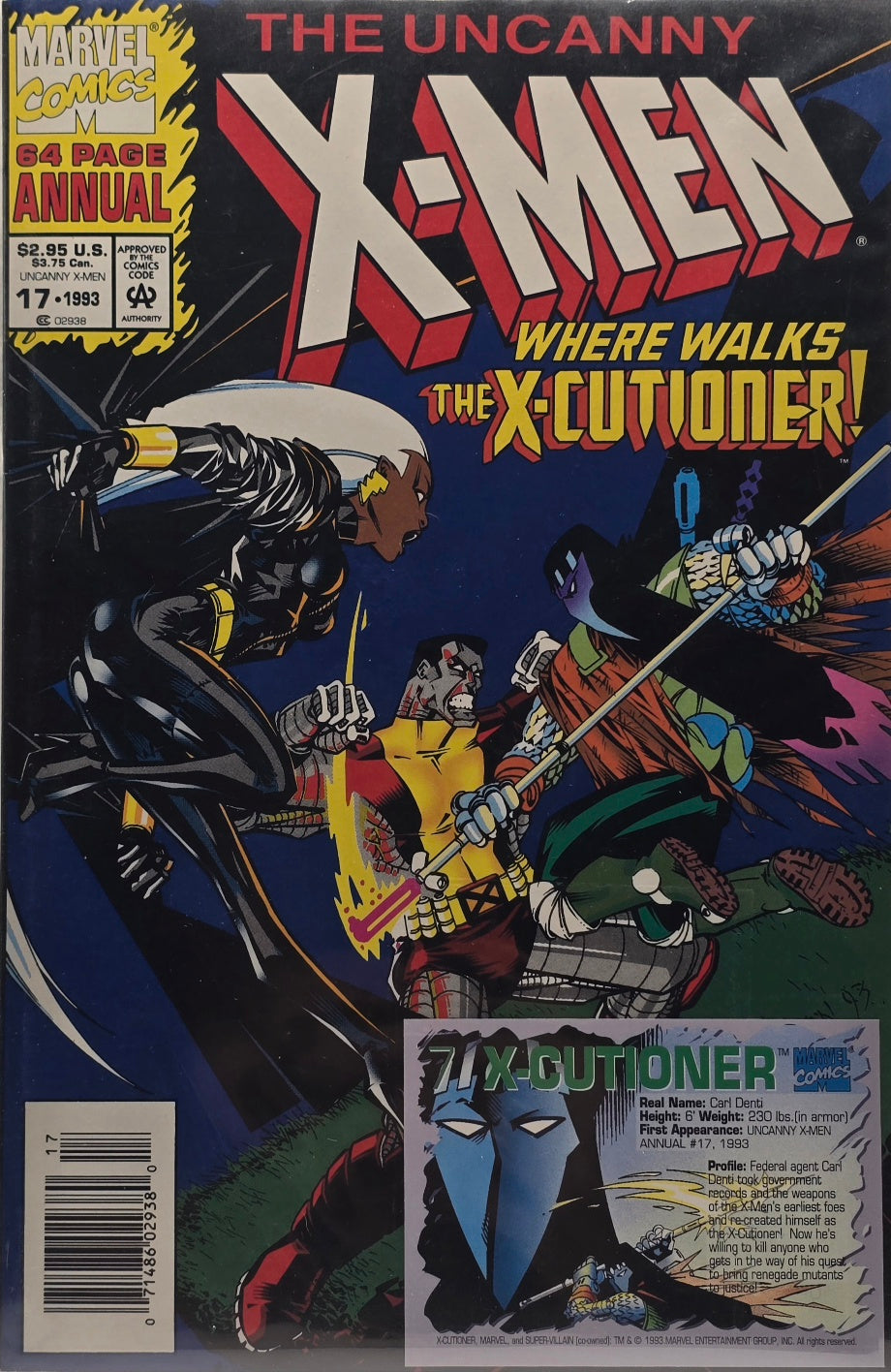 The Uncanny X-Men Annual #17 (1993) — Where Walks the X-Cutioner!