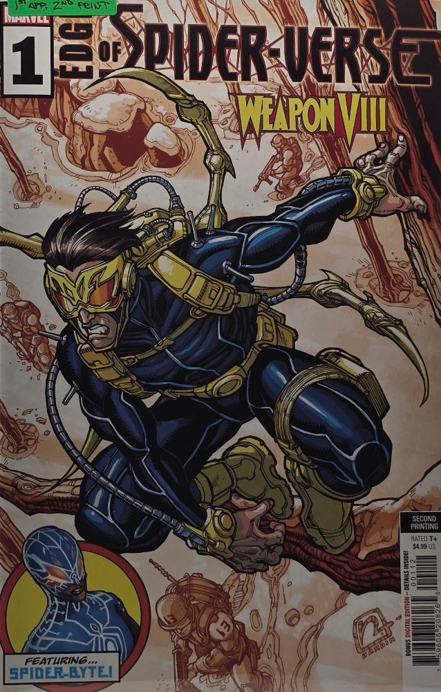 Edge of Spider-Verse: Weapon VIII #1 — 2nd Printing, 1st Appearance of Spider-Byte (Marvel)