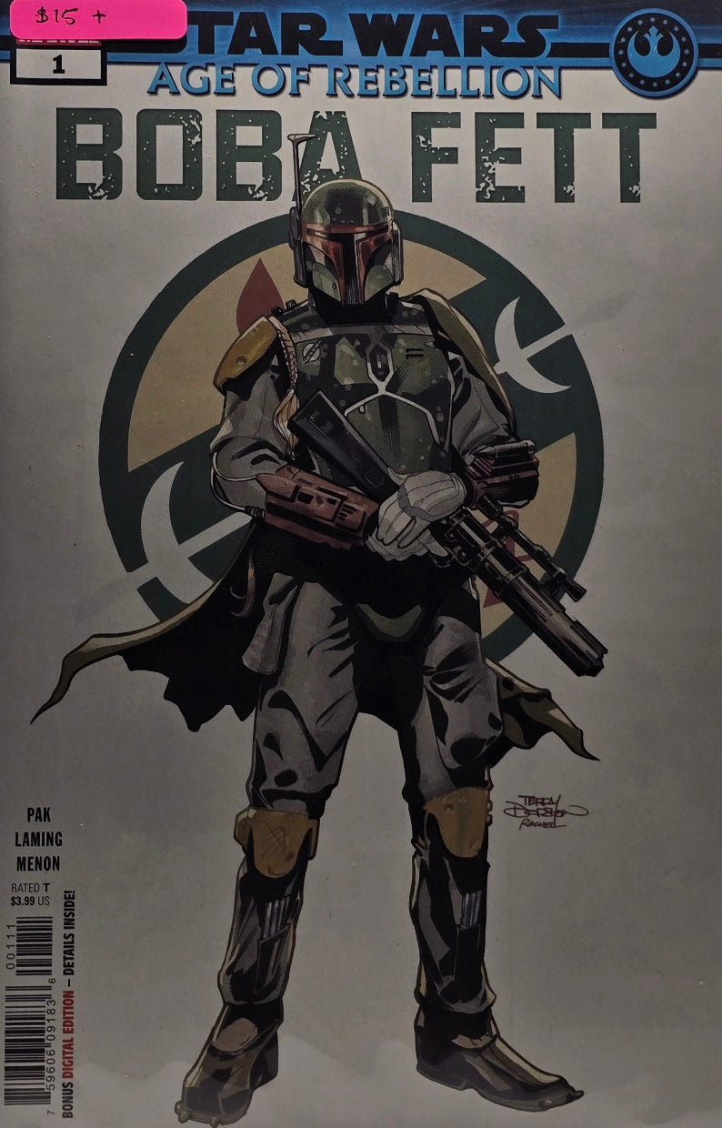 Star Wars: Age of Rebellion — Boba Fett #1 (Marvel) — Pak / Laming / Menon — Rated T — Bonus Digital Edition