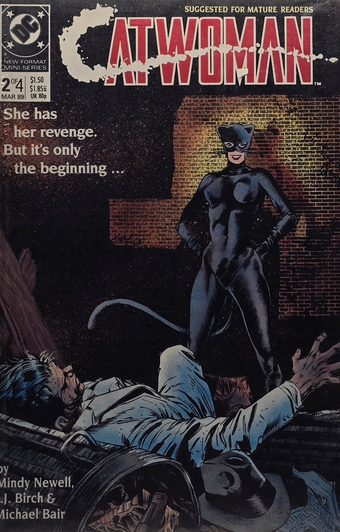 Catwoman #2 of 4 (DC Comics, March 1989) — New Format Mini-Series