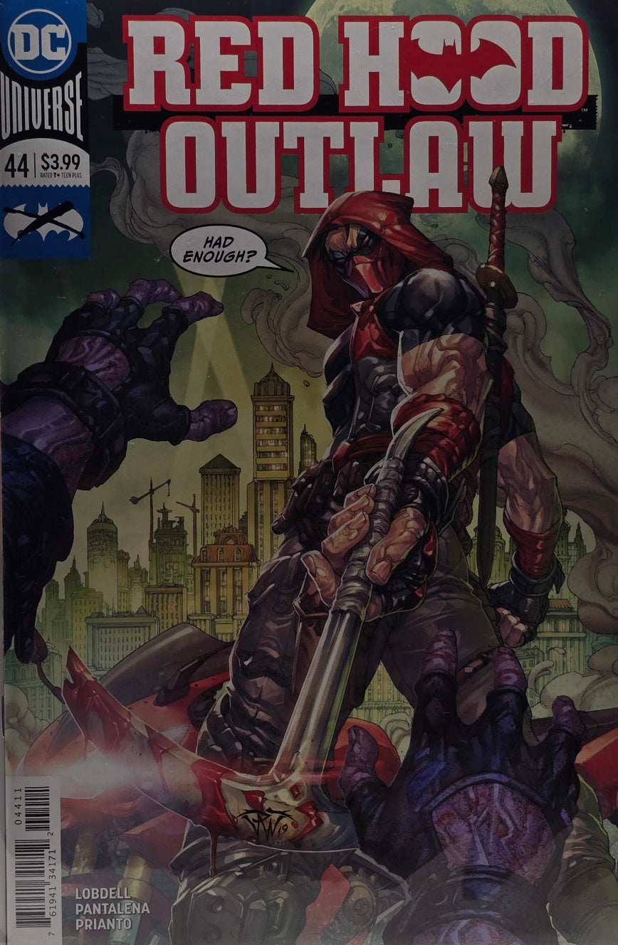 Red Hood: Outlaw #44 (DC Universe) — Lobdell / Pantalena / Prianto — “Had Enough?”