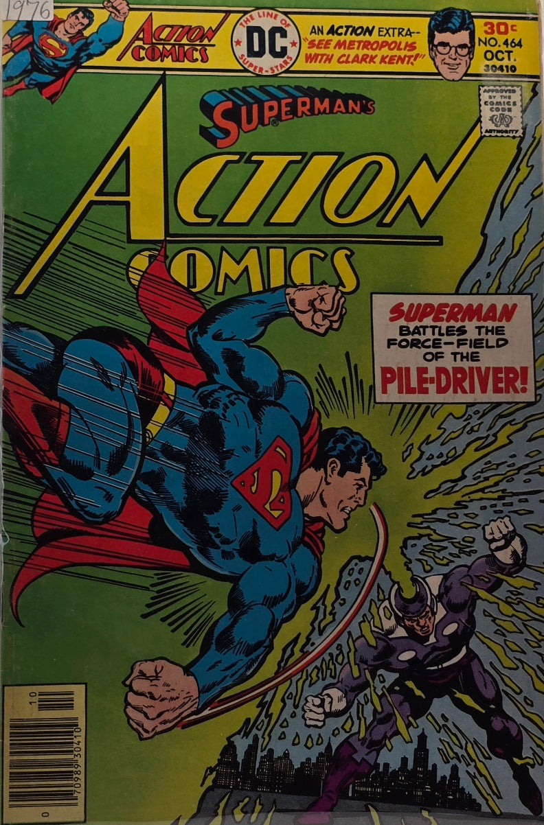 Action Comics #464 (DC Comics) — Superman vs. The Pile-Driver!