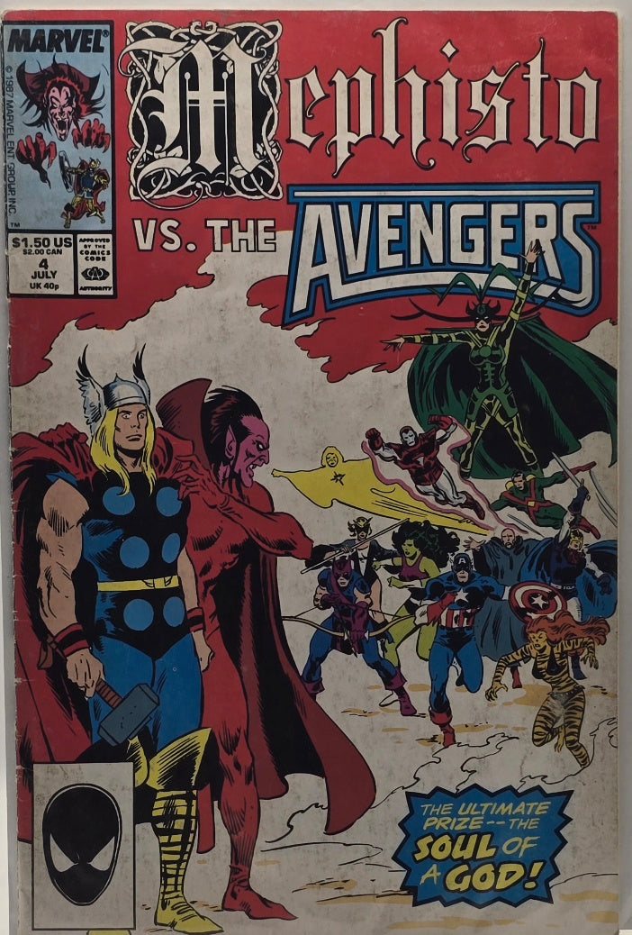 Mephisto vs. The Avengers #4 (Marvel, 1987)