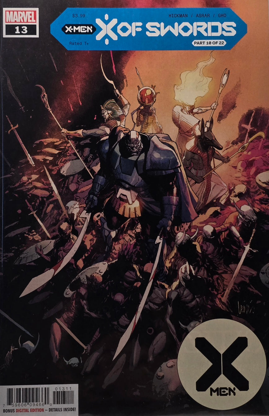 X-Men #13 — X of Swords: Part 10 of 22 (Marvel Comics) — Hickman, Asrar & Gho — Bonus Digital Edition