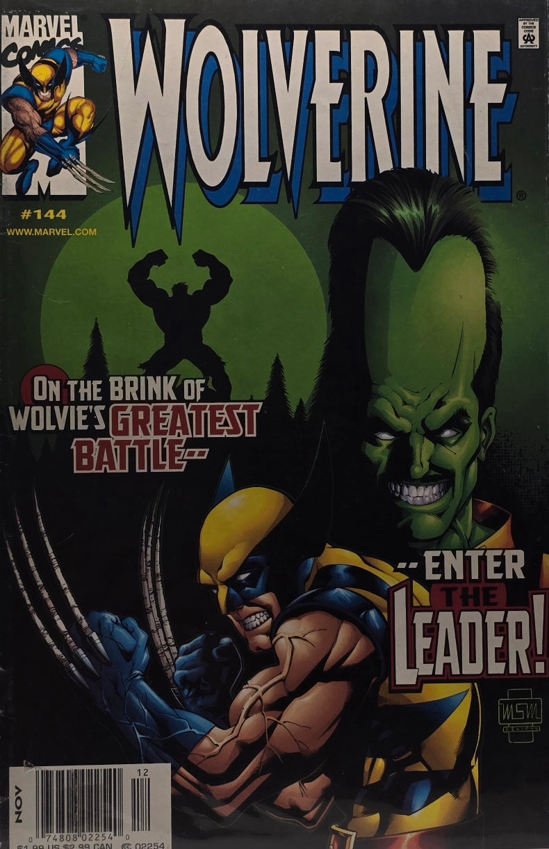 Wolverine #144 — "Enter the Leader!" (Marvel, November 1999) — Newsstand Edition