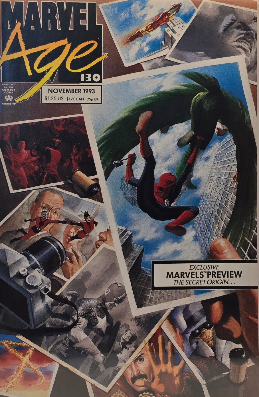 Marvel Age #130 — Exclusive Marvels Preview (November 1993)