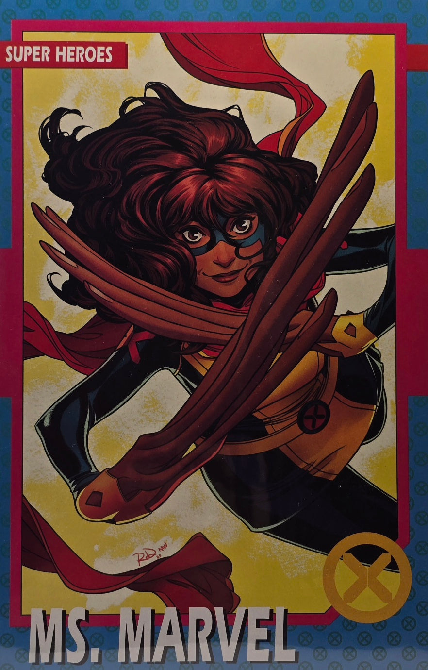 Ms. Marvel — Trading Card Variant (Marvel Comics) — X-Men Super Heroes