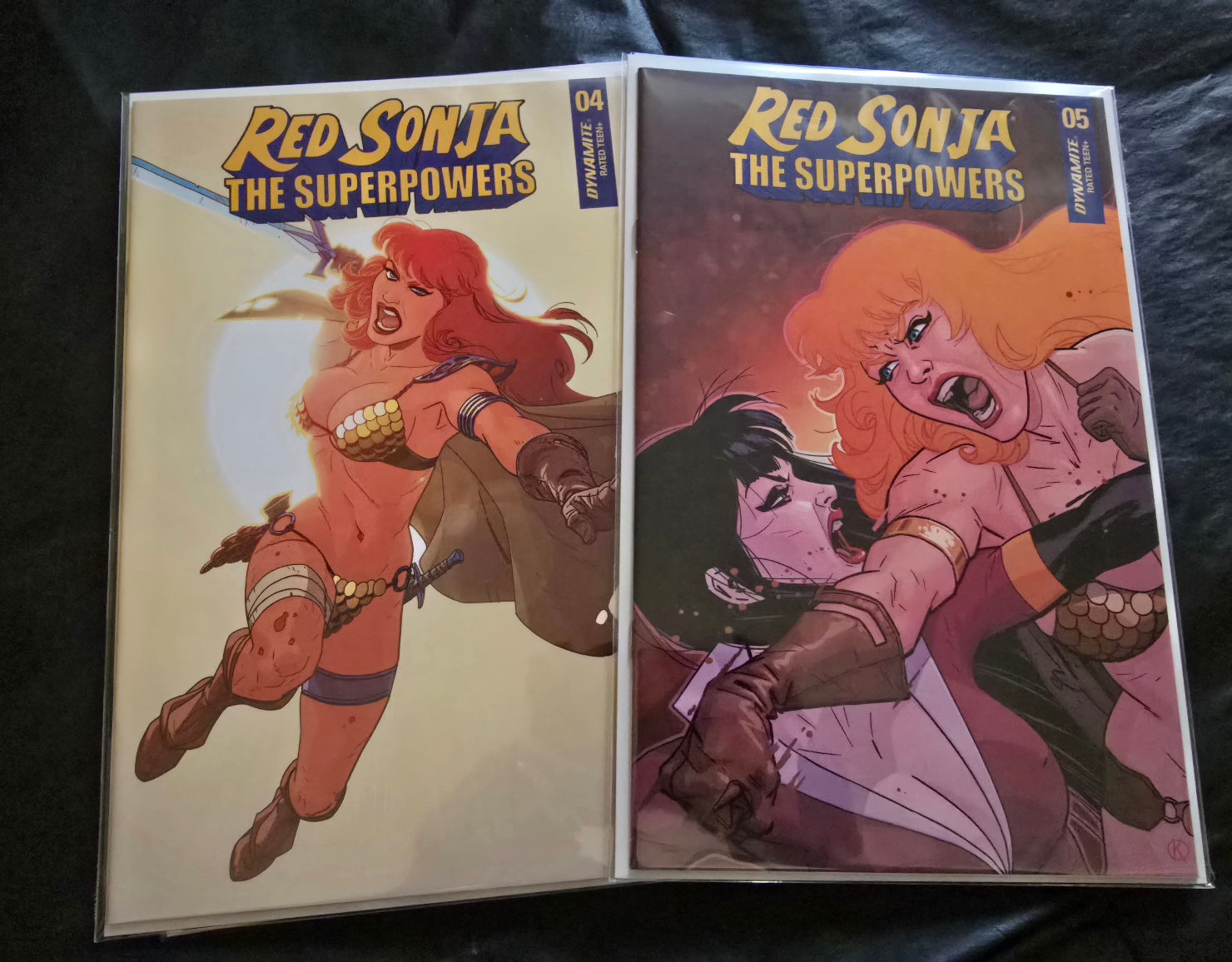 Red Sonja: The Superpowers Comic Lot (4 Comics)