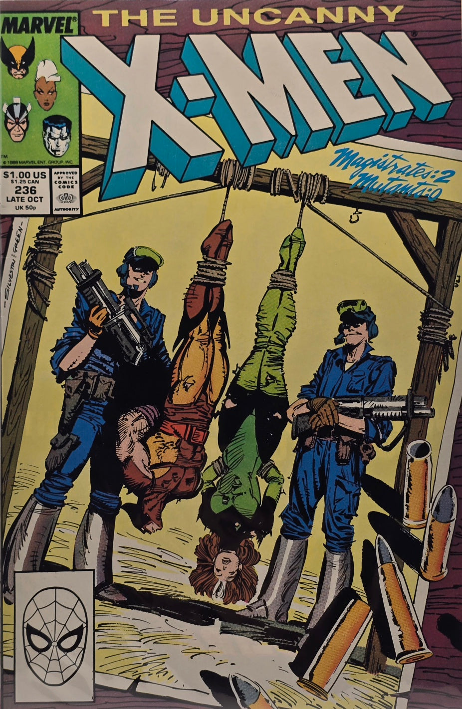 Uncanny X-Men #236 — Magistrates 2: Mutantio! (Late October 1988)