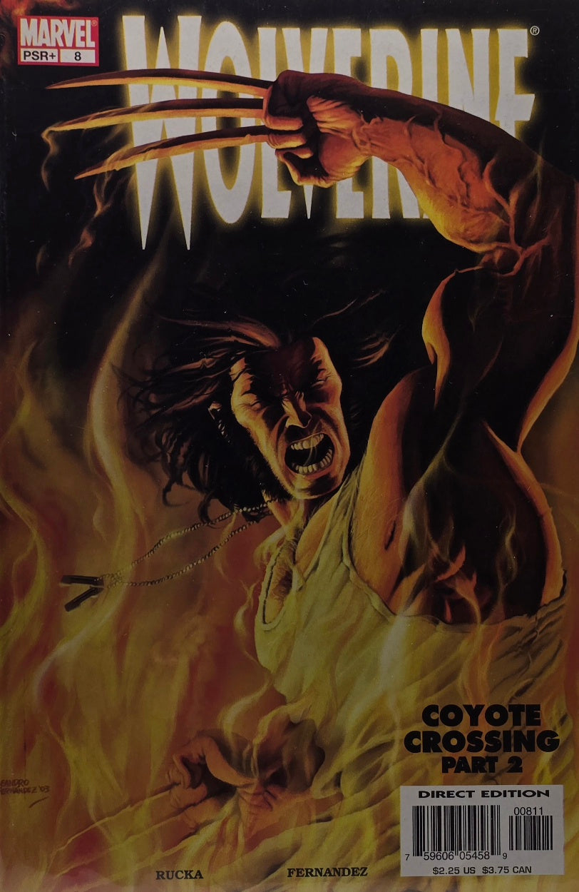 Wolverine #8 — "Coyote Crossing: Part 2" (Marvel, 2004) — Rucka & Fernandez — Direct Edition