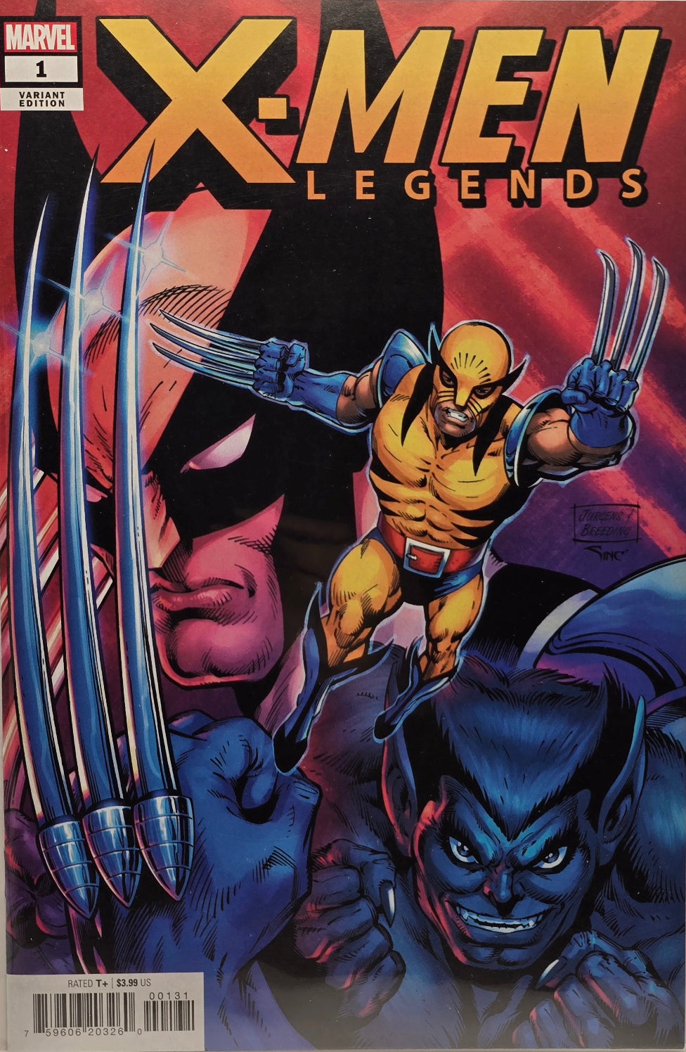 X-Men Legends #1 (Variant Edition — Wolverine & Beast)