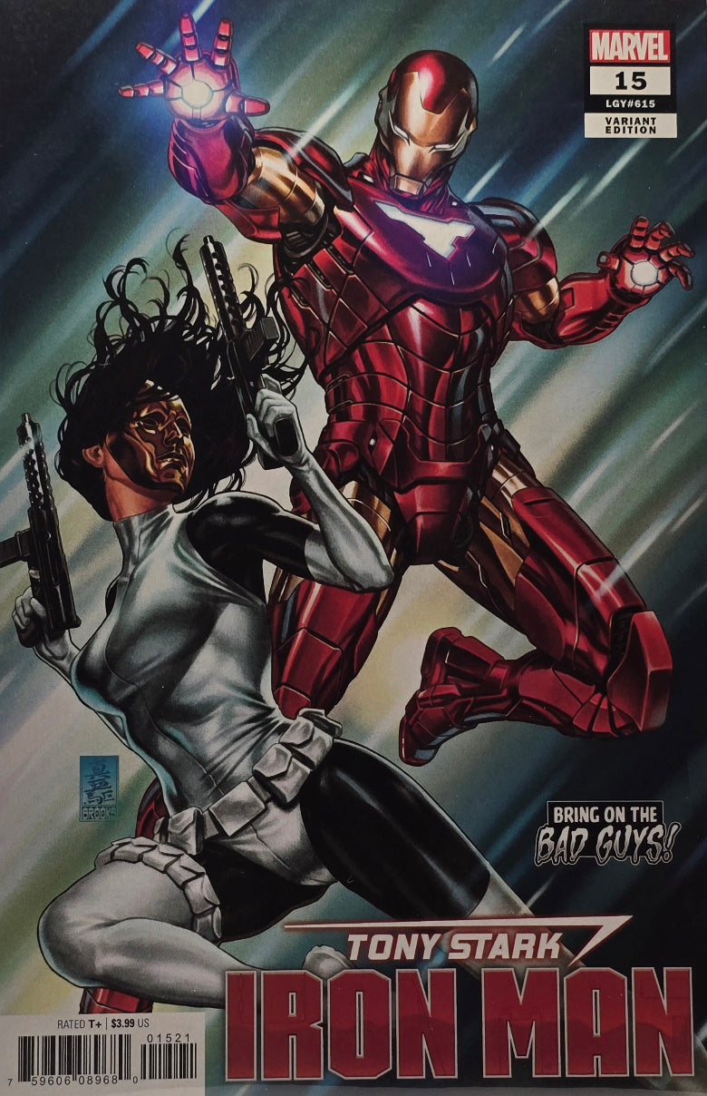 Tony Stark: Iron Man #15 Variant Edition — Bring on the Bad Guys! (Marvel Comics) — Slott & Zub