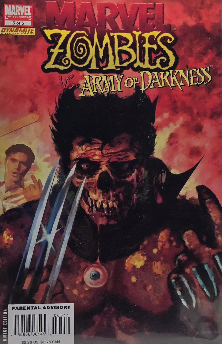 Marvel Zombies vs. Army of Darkness #5 (of 5) — Marvel / Dynamite Entertainment — Suydam Cover — Direct Edition