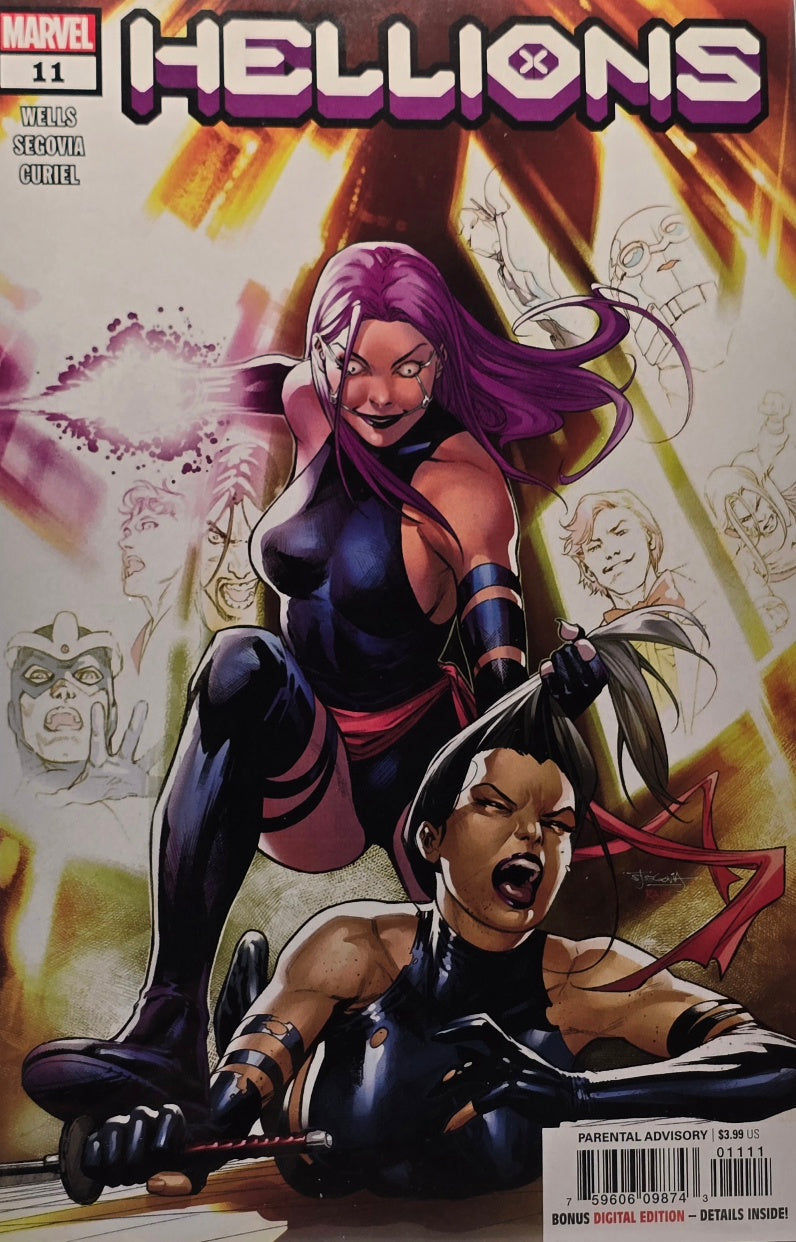 Hellions #11 (Marvel Comics) — Wells, Segovia & Curiel — Psylocke & X-23 — Krakoa Era