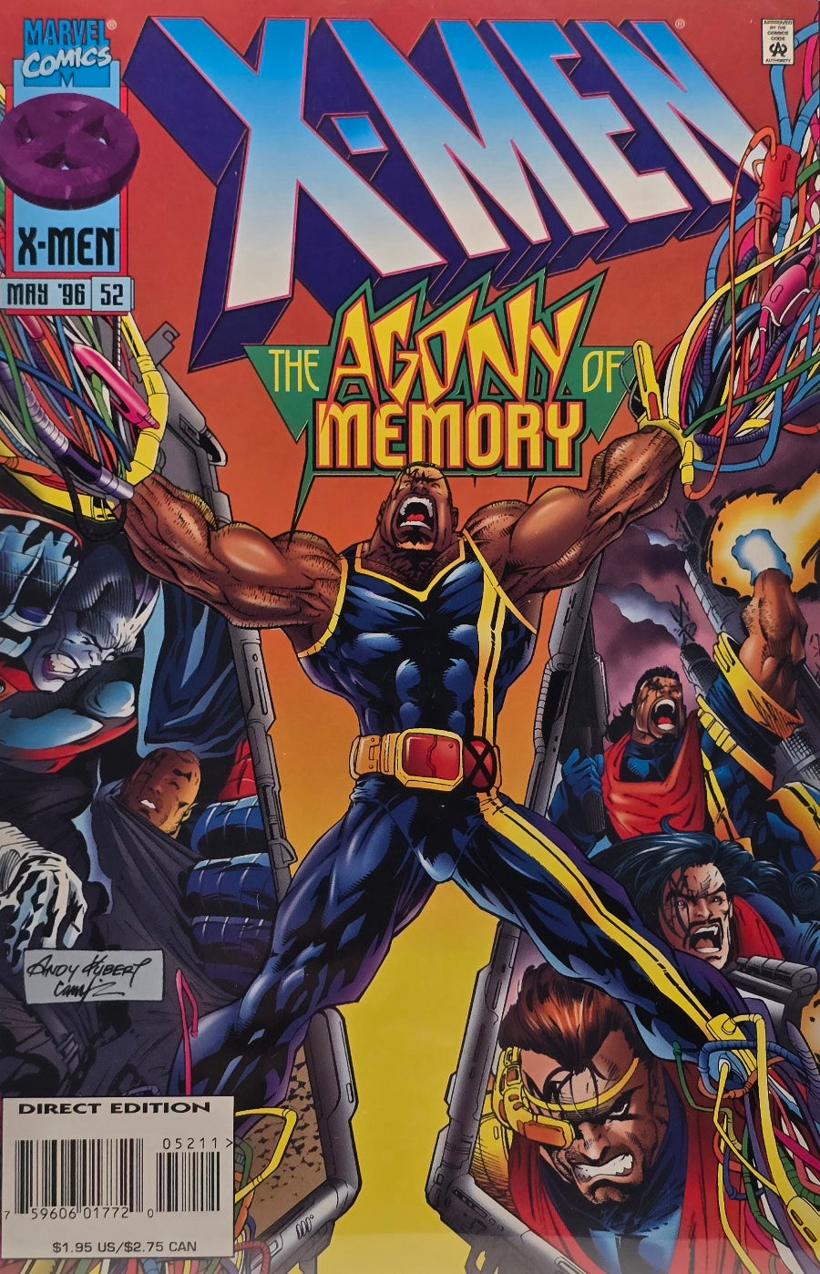 X-Men #52 — The Agony of Memory! (May 1996)