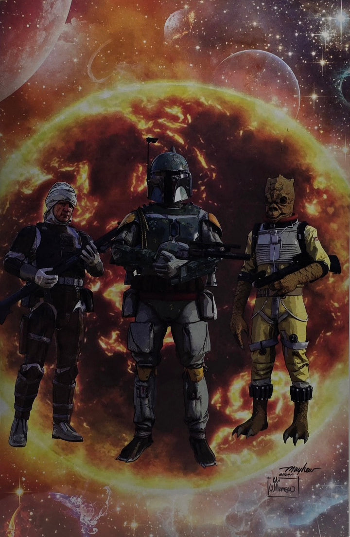 Star Wars #14 (Marvel Comics) — War of the Bounty Hunters — Mayhew Virgin Variant