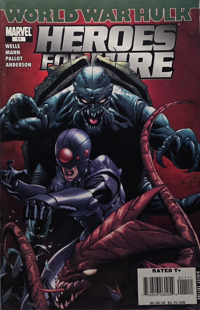 Heroes for Hire #11 — World War Hulk (Marvel Comics) — Wells, Mann, Pallot & Anderson