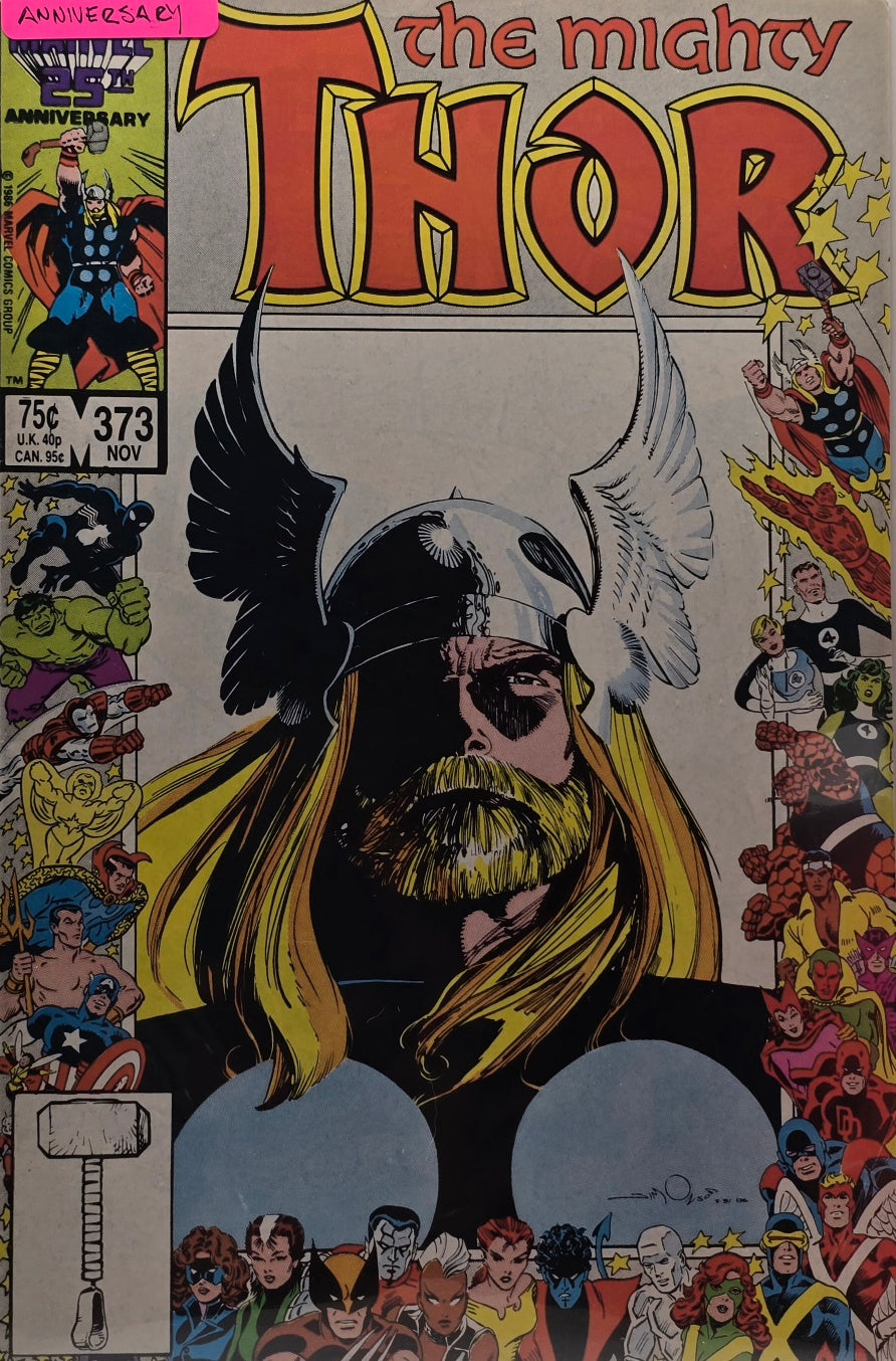 The Mighty Thor #373 (Marvel Comics) — 25th Anniversary Edition — November 1986
