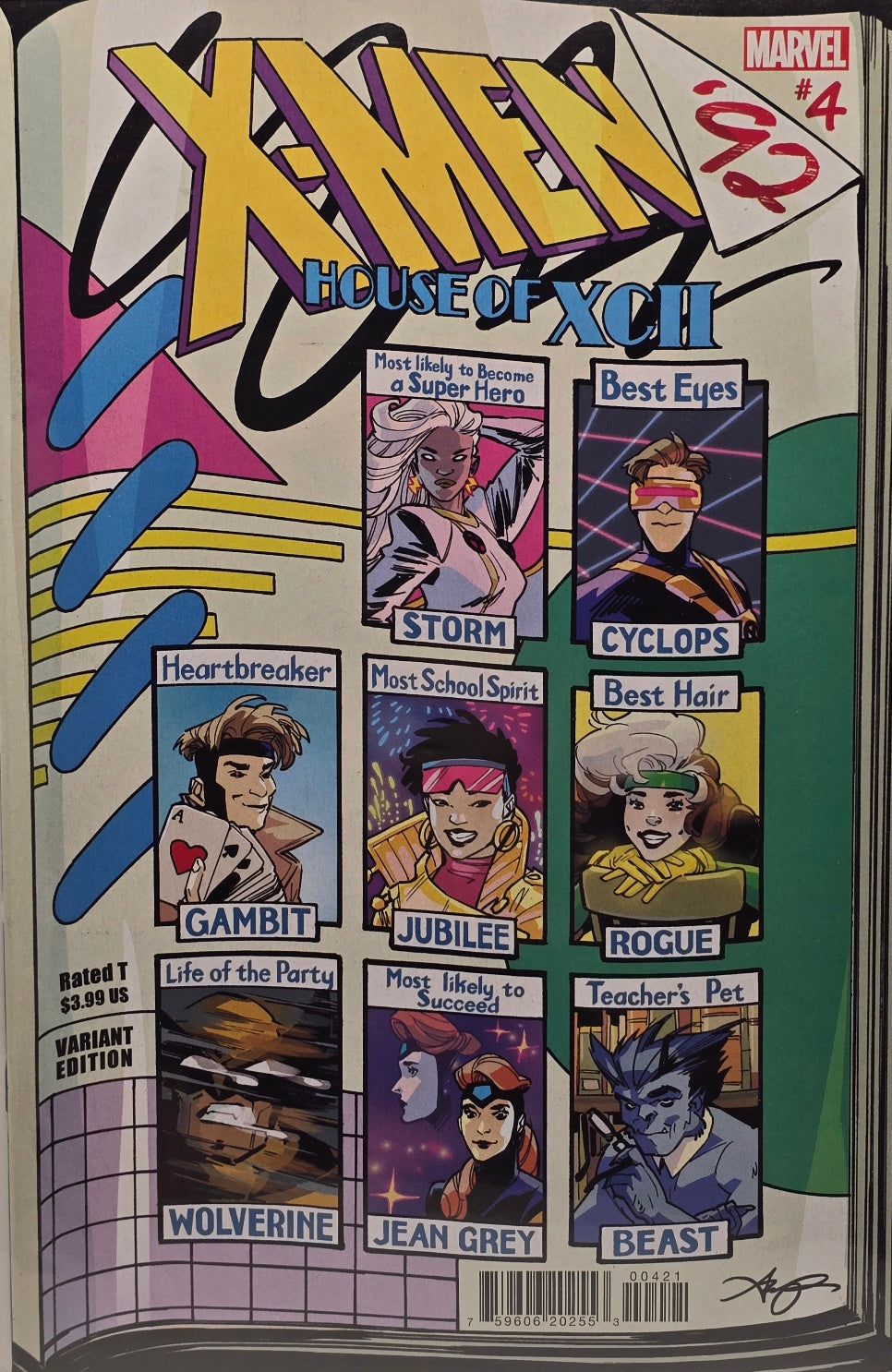 X-Men '92: House of XCII #4 (Yearbook Variant)are