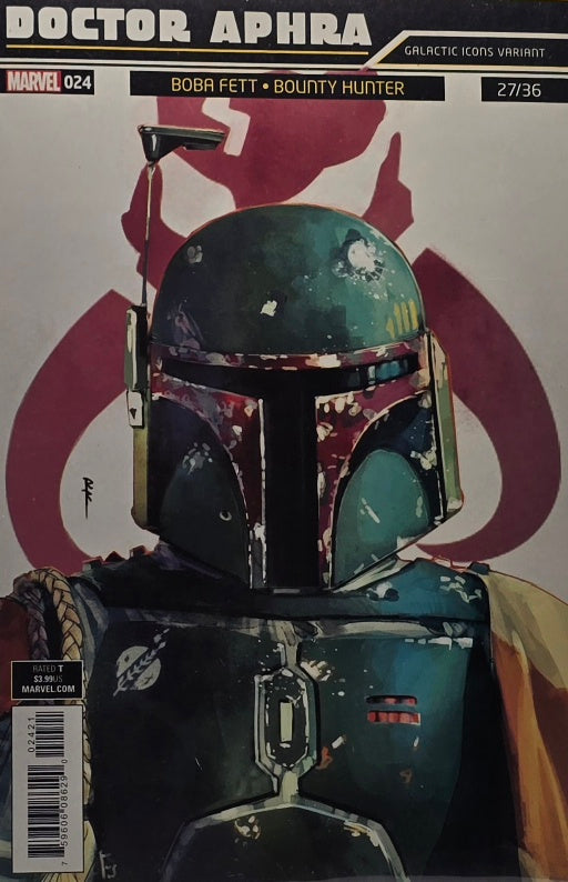 Star Wars: Doctor Aphra #24 — Galactic Icons Variant — Boba Fett: Bounty Hunter (27/36 — Marvel)
