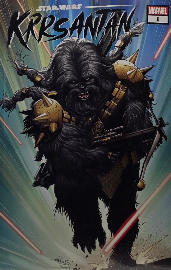 Star Wars: Krrsantan #1 — Variant Edition — Sandoval / Guru-eFX Illustrated Cover (Marvel)