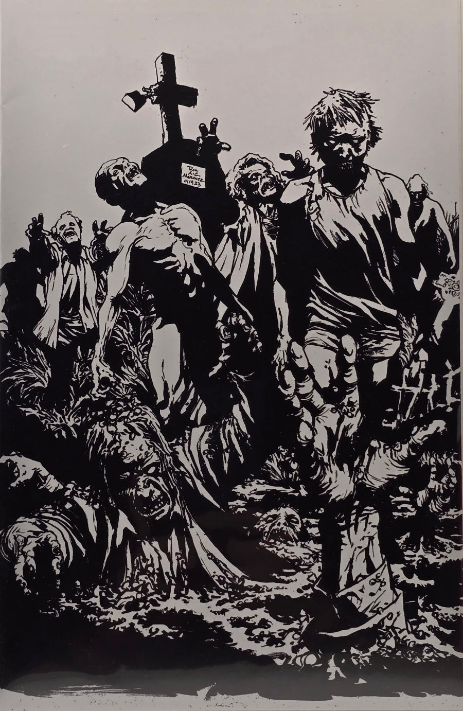 The Walking Dead (Black & White Varian