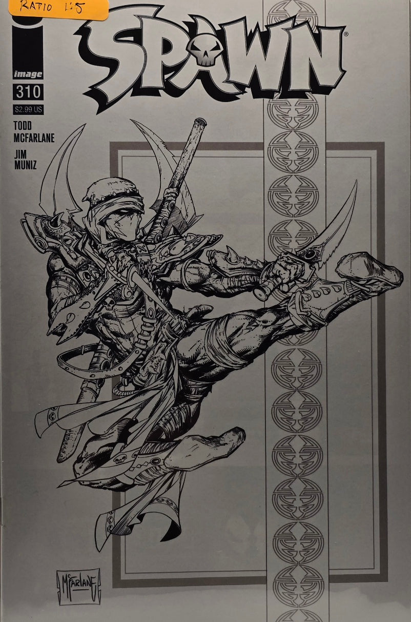 Spawn #310 — Black & White Sketch Variant (Image)